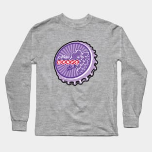 Vintage Grape Soda Bottlecap Long Sleeve T-Shirt